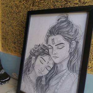 beautiful sketch of siyaraam