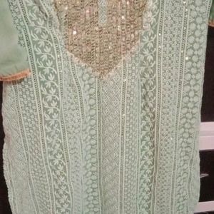 Beautiful Kurta Plazo Set With Dupatta