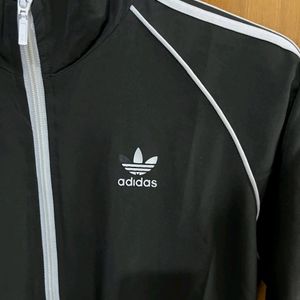 ADIDAS ORIGINALS BLACK 3 STRIPES JACKET