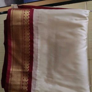 Saree (Off White Color)