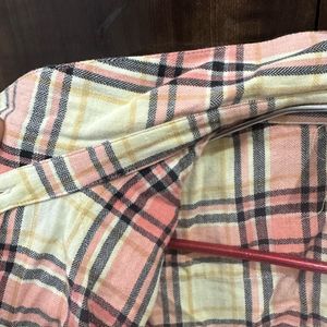 Peach Check Trendy Shirt