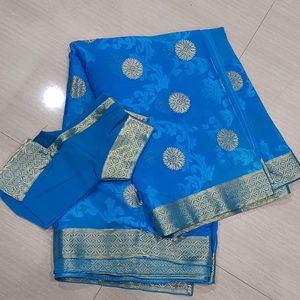 Blue Saree