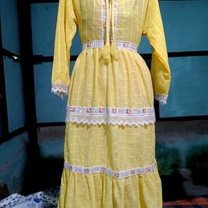 Tiered Kurta Dress