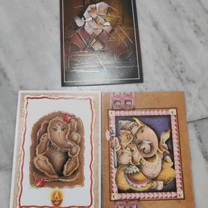 3 Ganesh Greeting Card