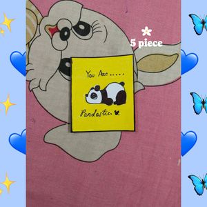 Panda Set Colour Cards (5 Piece) 🐼