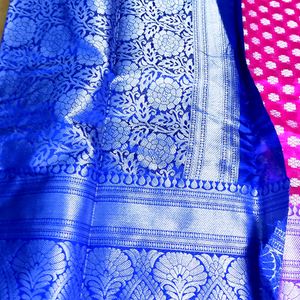 Soft Kanchi Pattu Saree(pink)