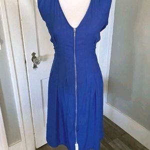 H&M Blue Zipper Dress