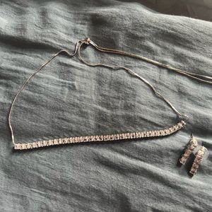 Beautiful Silver Choker Set