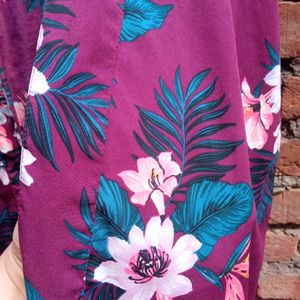 Floral Kimono Like Cardigan , It Has Been Kept In