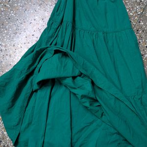 Blue-green Layered Dress