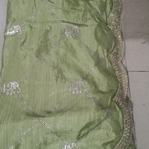 Saree With Stitched Blouse