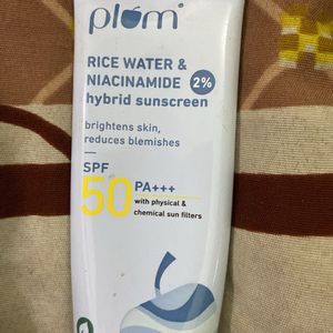 Plum Rice Water Hybrid Sunscreen