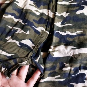 Army Printed Top