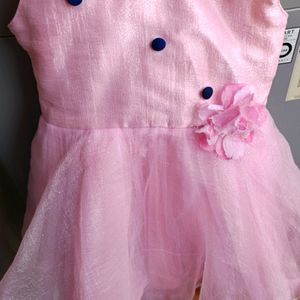 Beautiful Barbie Frock For 2 Years Old