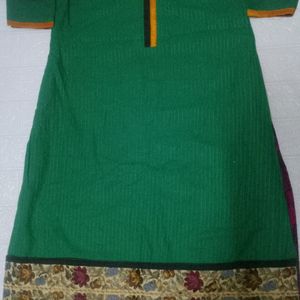 Beautiful 😍Cotton Designer Kurti With Dori+Latkan