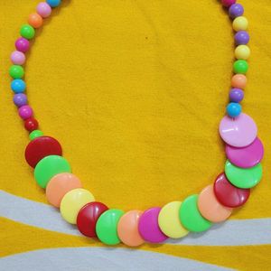 Colorful Light Weight Necklace For Girls