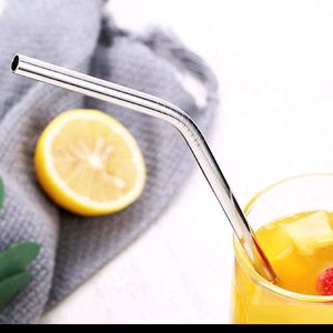 Stainless Steel Reusable Straws With Brush