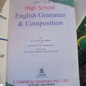 English grammar Book