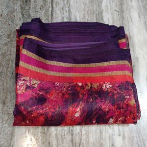 Cotton Digital Print Saree