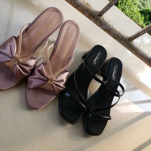 Pack Of 2 Heels For Casual And Party Wear