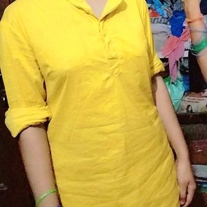 😍 Yellow 💛 Casual Kurta+Top "Women Bust 36-40in