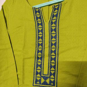 Lime Green Kurta