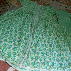 Pure Cotton Two Piece Frock