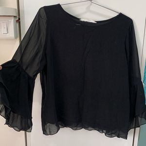 H&M black Party Top