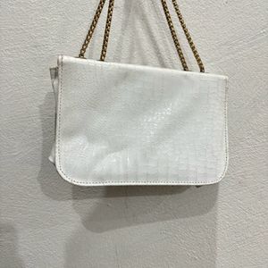 White Sling Bag