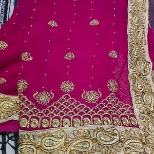 Heavy Work Saree Excellent Condition