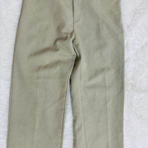 Beige Formal Pants