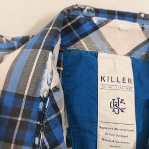 Blue Checked Killer Shirt