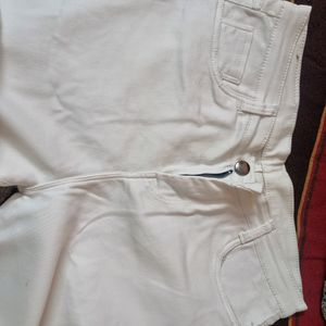 KLOTHICAL Denim White Jeans 34 Straight Fit