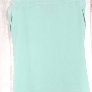 Mint Green Sleeveless Shirt