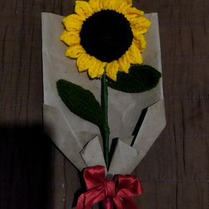 Single Crochet sunflower bouquet