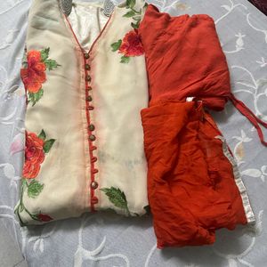 Kurta Set Orange