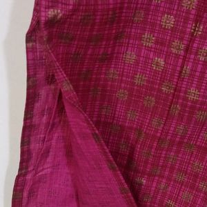 Rani Pink Straight Kurta