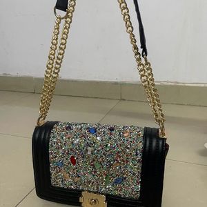 Party Wear Black Purse