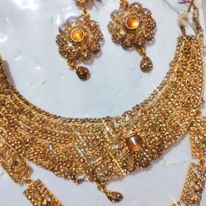 When You Wear,U Will Shine Bridal Jewellery Set