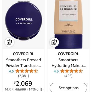 COVERGIRL Smoothers Pressed Powder Translucent Med