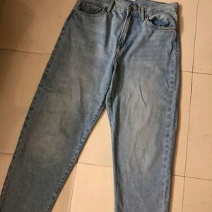 Forever 21 High Waist Blue Shaded Jeans