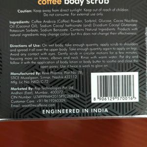 MCaffeine Coffee Body Scrub