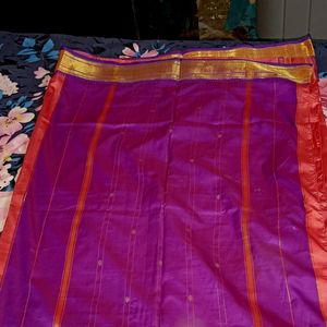 Women Silk Saree With Stitched Blouse