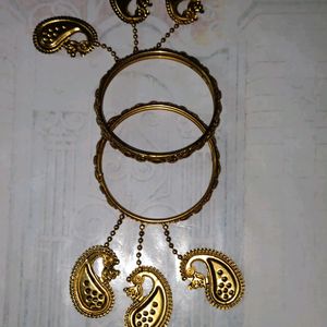 Gold Plated Bangles Combo Of 2