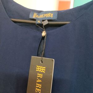 RARE ROOTS - Beautiful Women's Navy Blue Kurta