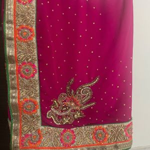 Designer Saree For Festival And Wedding