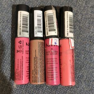 NYX professional Soft Matte Lip Cream - Set Of 4