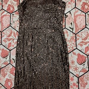 Pretty Shimmering Bodycon Full Dress|Partywear