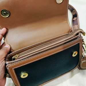 Allen Solly Leather Sling Bag