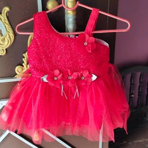 Beautiful ❤️ Red Colour Gown 😍😍 For Baby